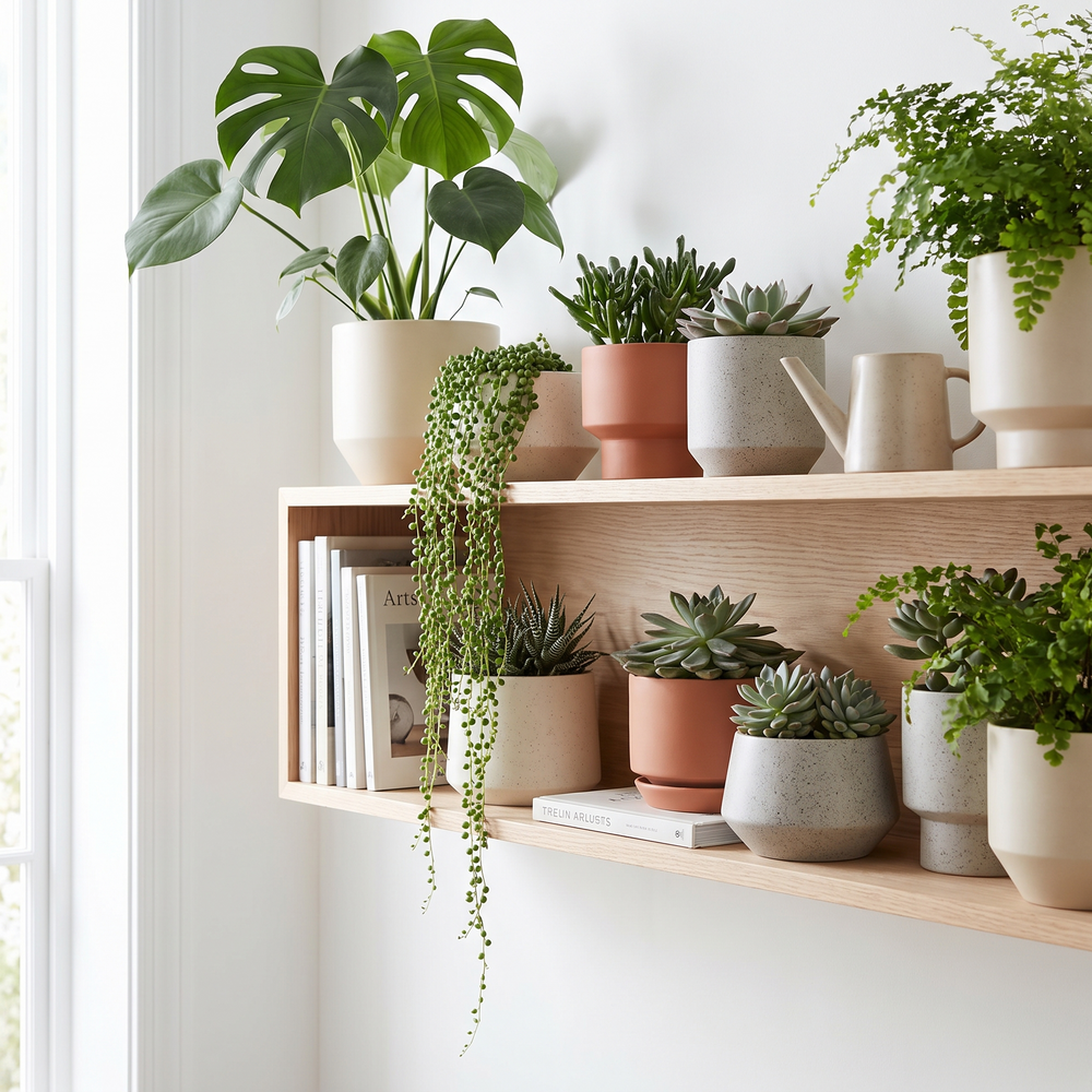 Planters & botanical décor