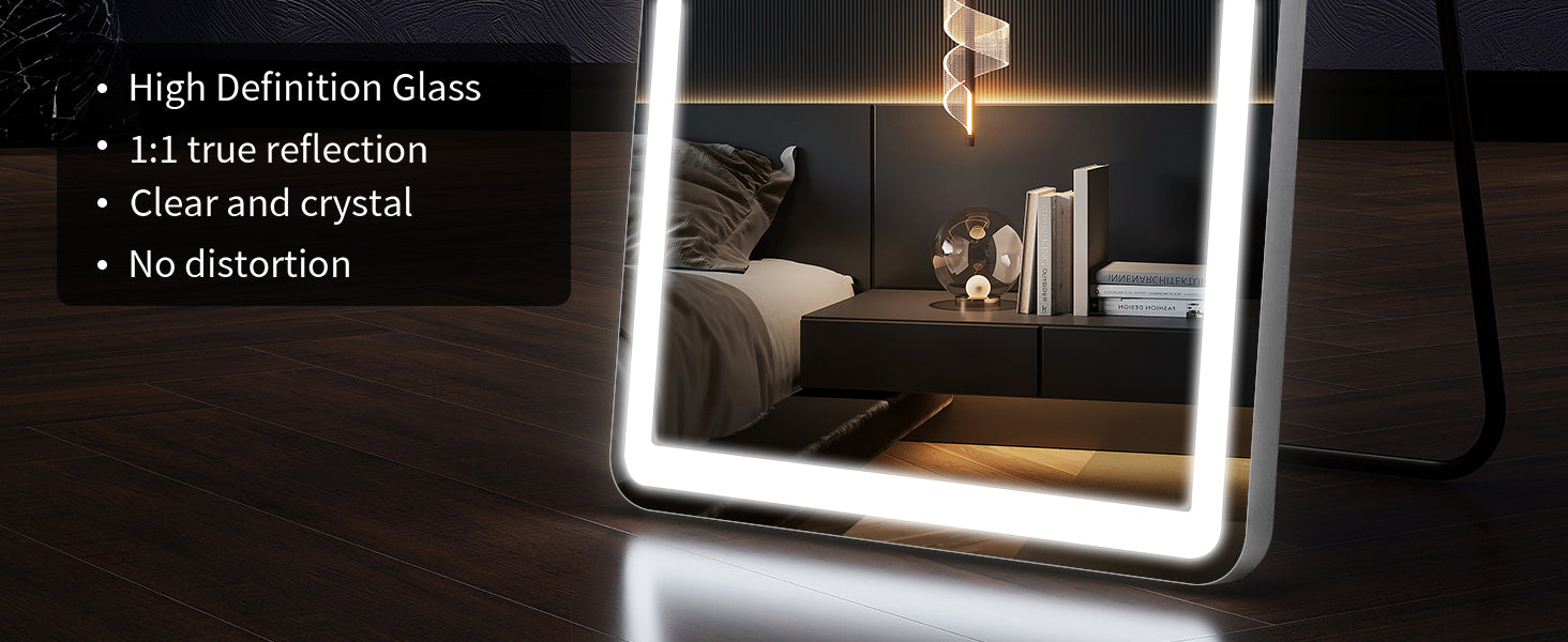 63-Inch Lighted Full-Length Mirror