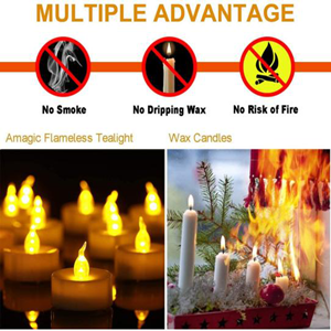 WarmGlow Flameless Candle Set