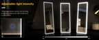 63-Inch Lighted Full-Length Mirror