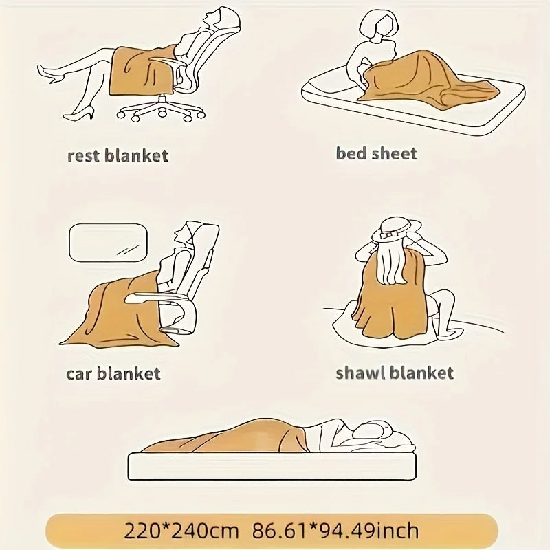 8 lb Weighted Sherpa Throw Blanket