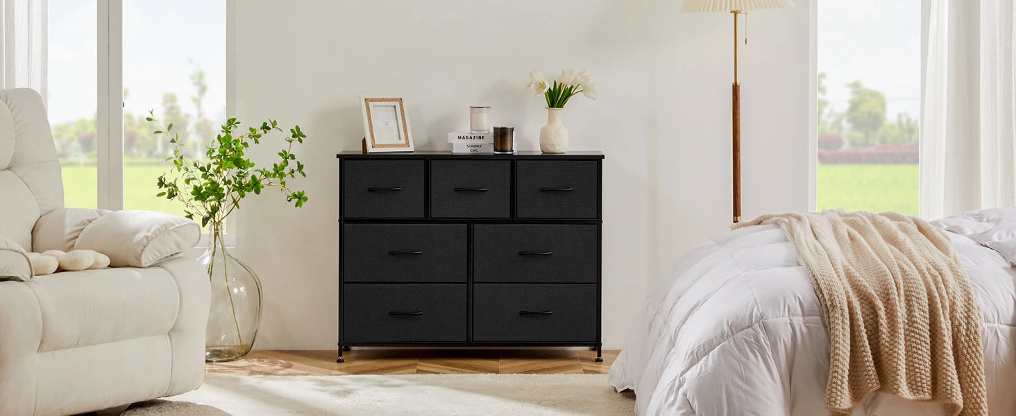 7-Drawer Fabric Dresser
