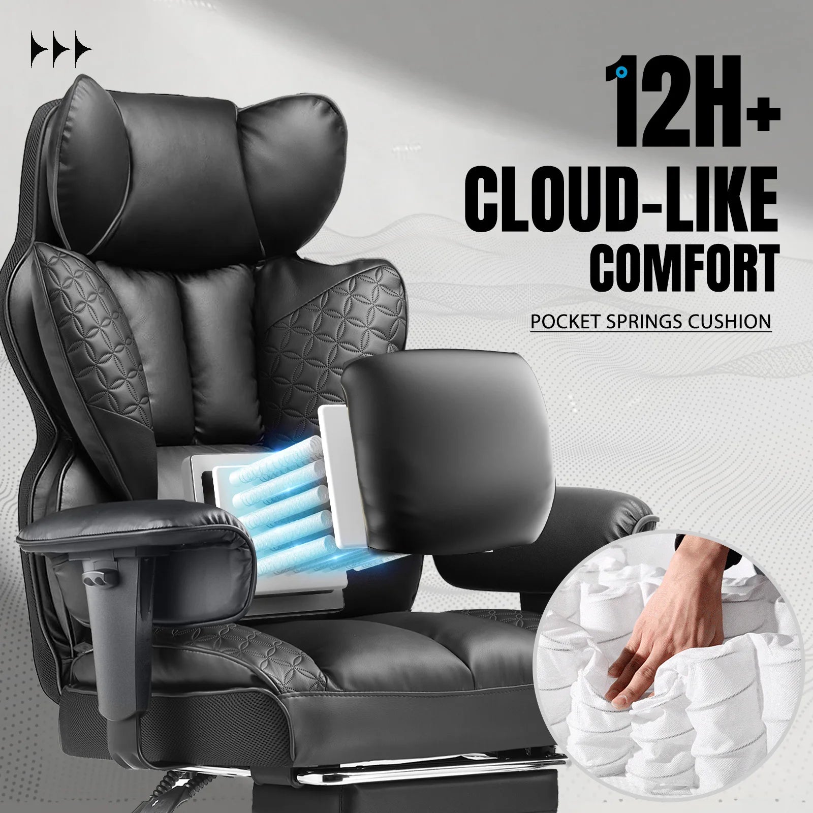 Adjustable Ergonomic Office Recliner