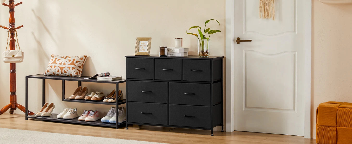7-Drawer Fabric Dresser