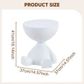 CreamFlat Round Side Table