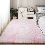 Fluffy Long-Pile Washable Area Rug
