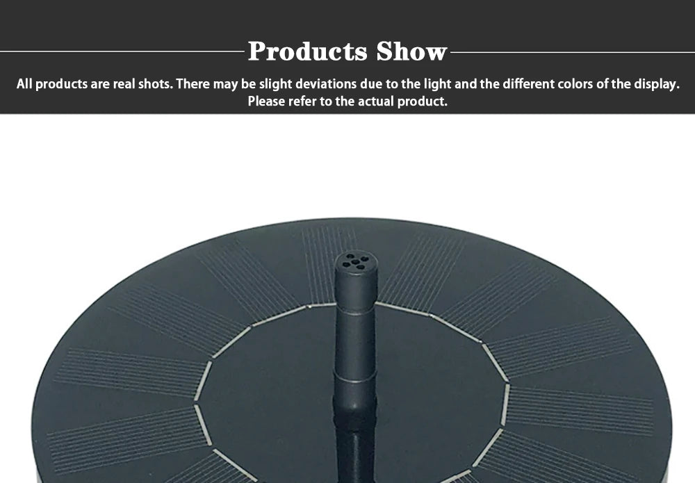 Outdoor Solar Fountain