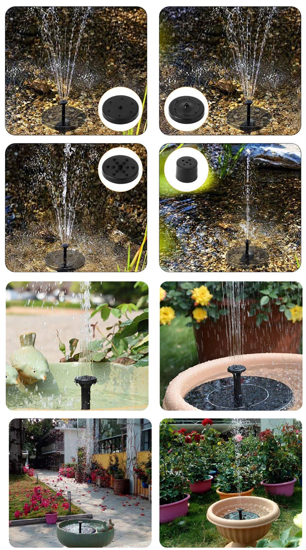 Outdoor Solar Fountain
