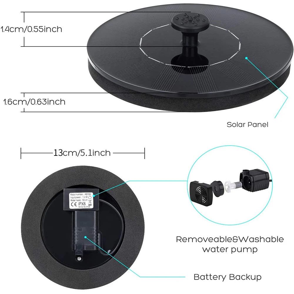 Outdoor Solar Fountain