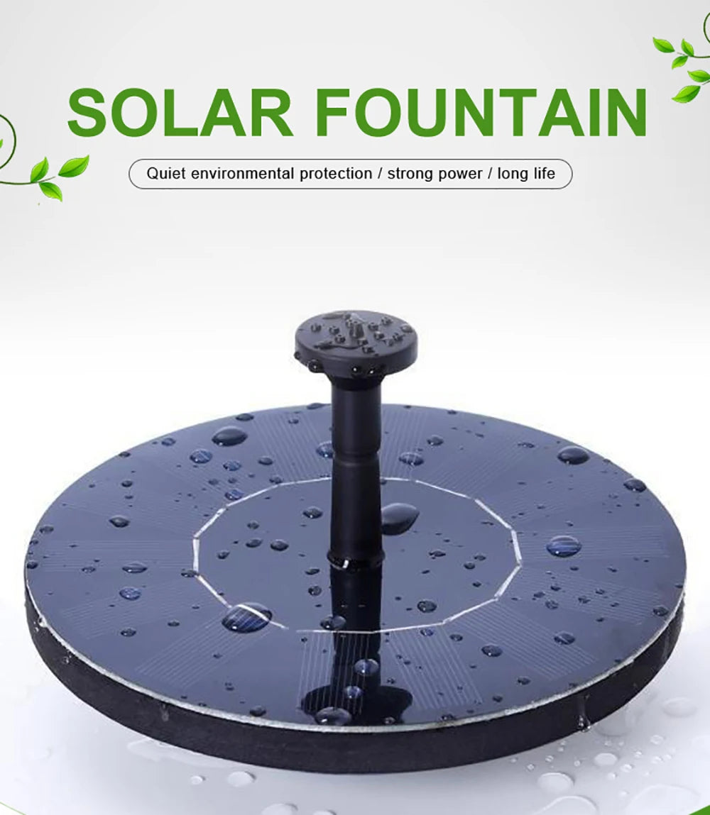 Outdoor Solar Fountain