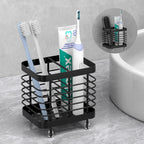 Toothbrush Holders for Bathroom Stainless Steel Electric Toothbrush Holder Wall Mounted Shower Toothbrush Toothpaste Holder