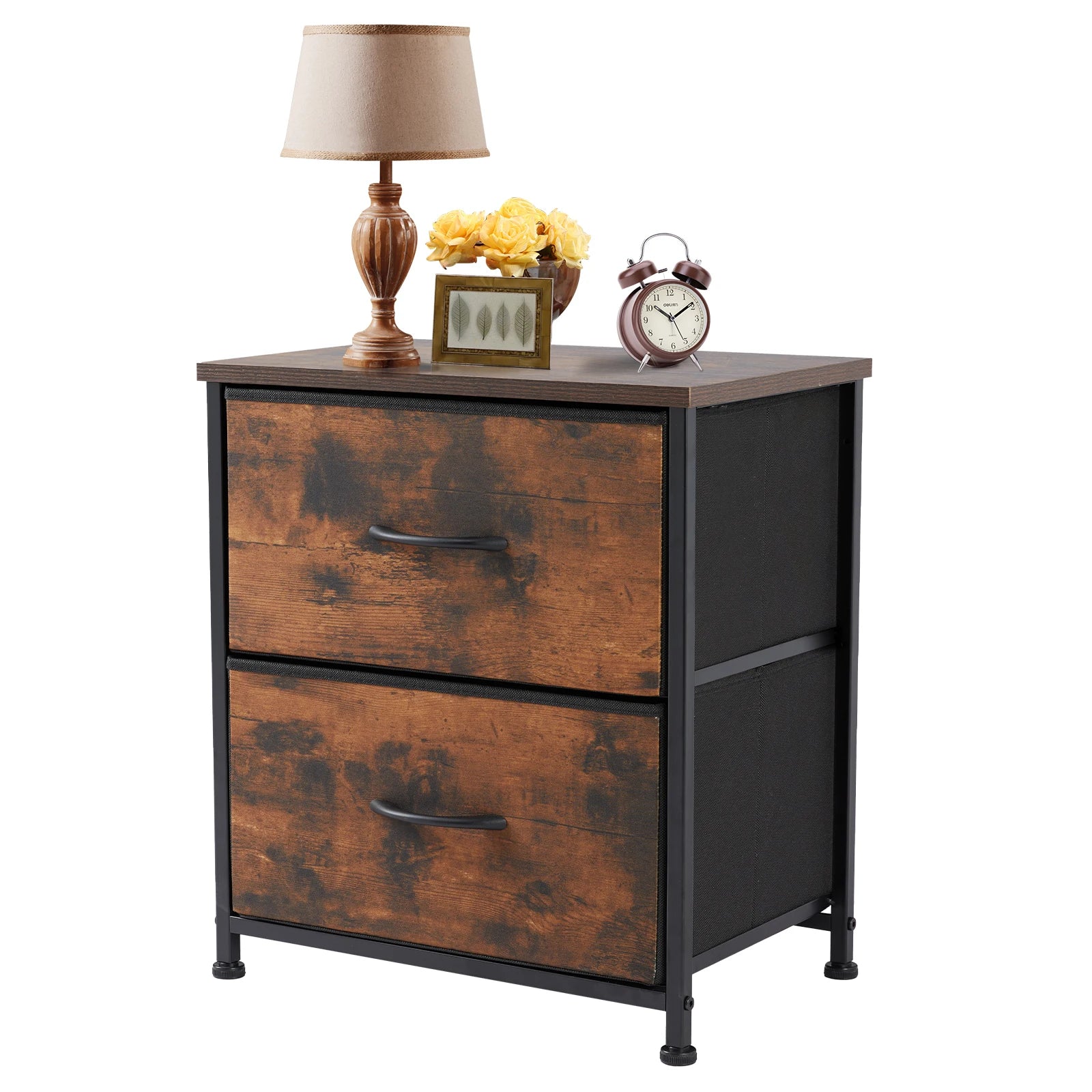 Fabric Drawer Nightstand