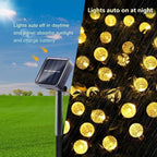 Crystal Solar Waterproof Outdoor String Lights