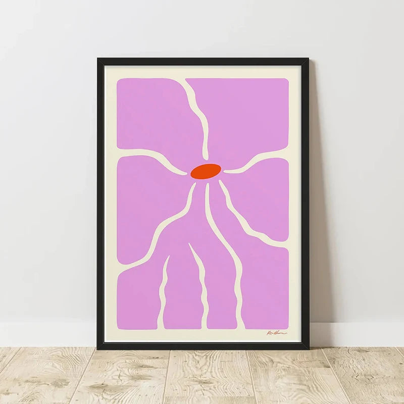 Retro Abstract Composition Canvas Print
