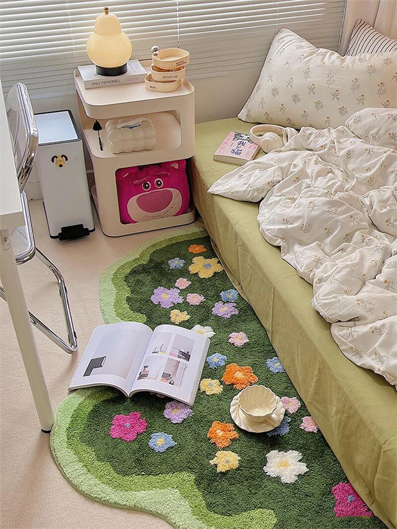Floral Tufted Accent Rug