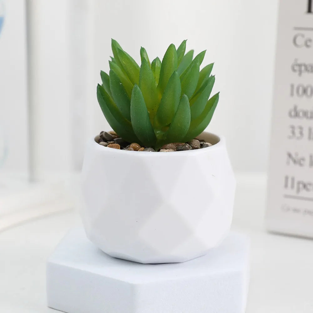 Lifelike Faux Succulent Arrangement