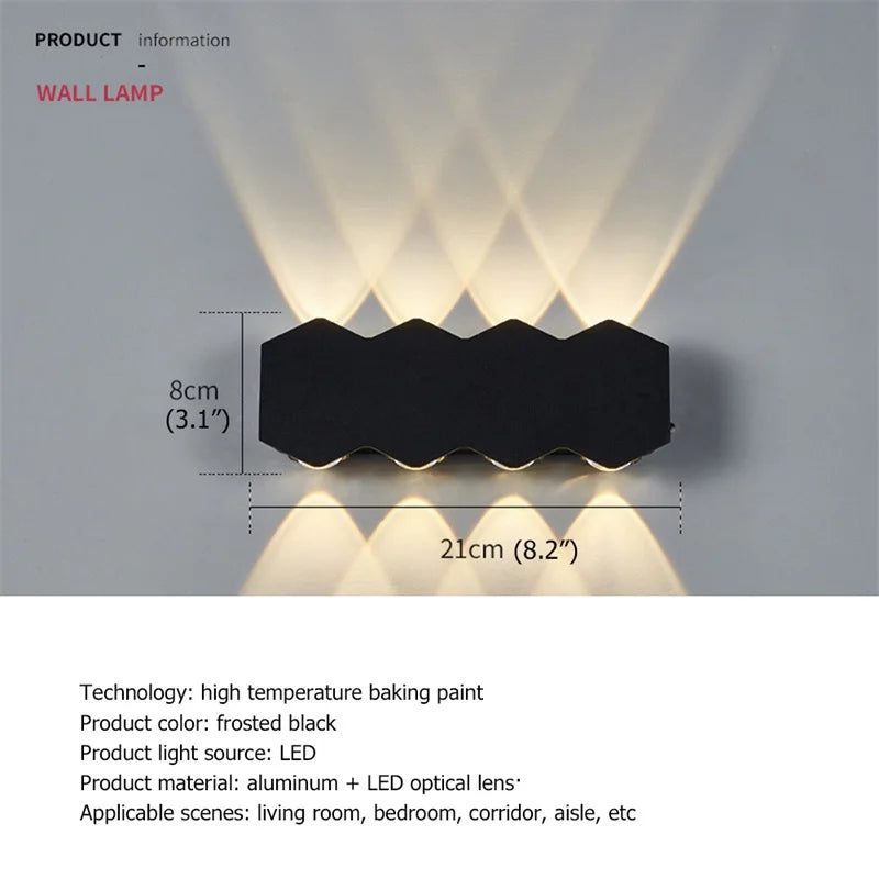 Bright Waterproof Outdoor Wall Light