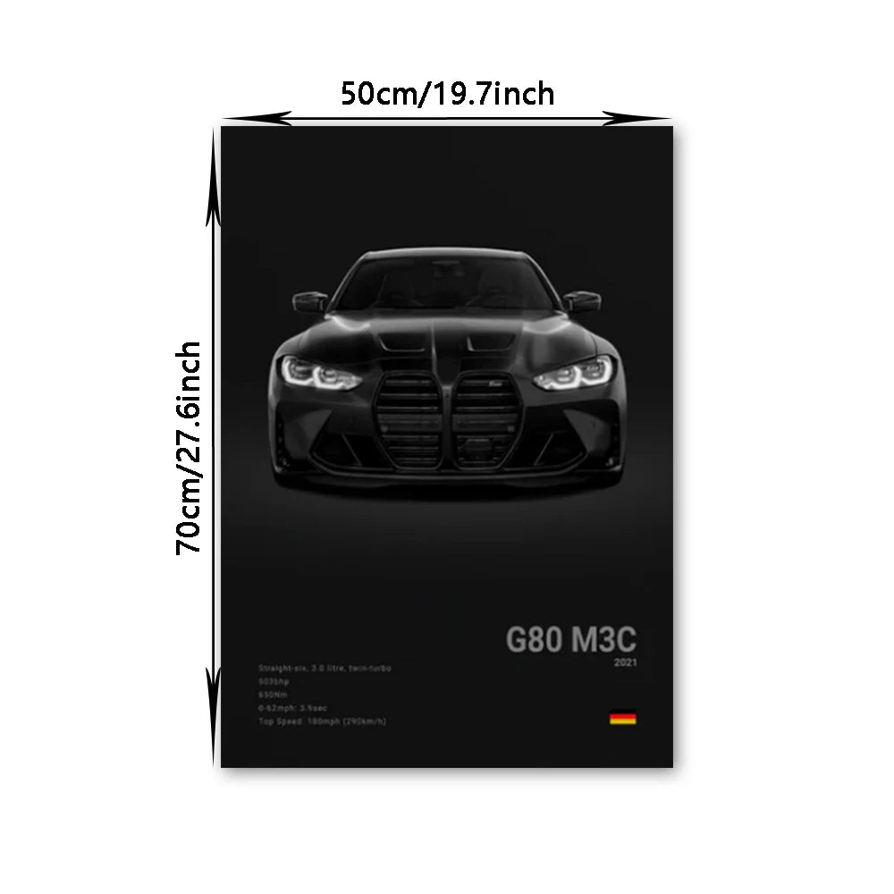 Classic Performance Car Canvas Print
