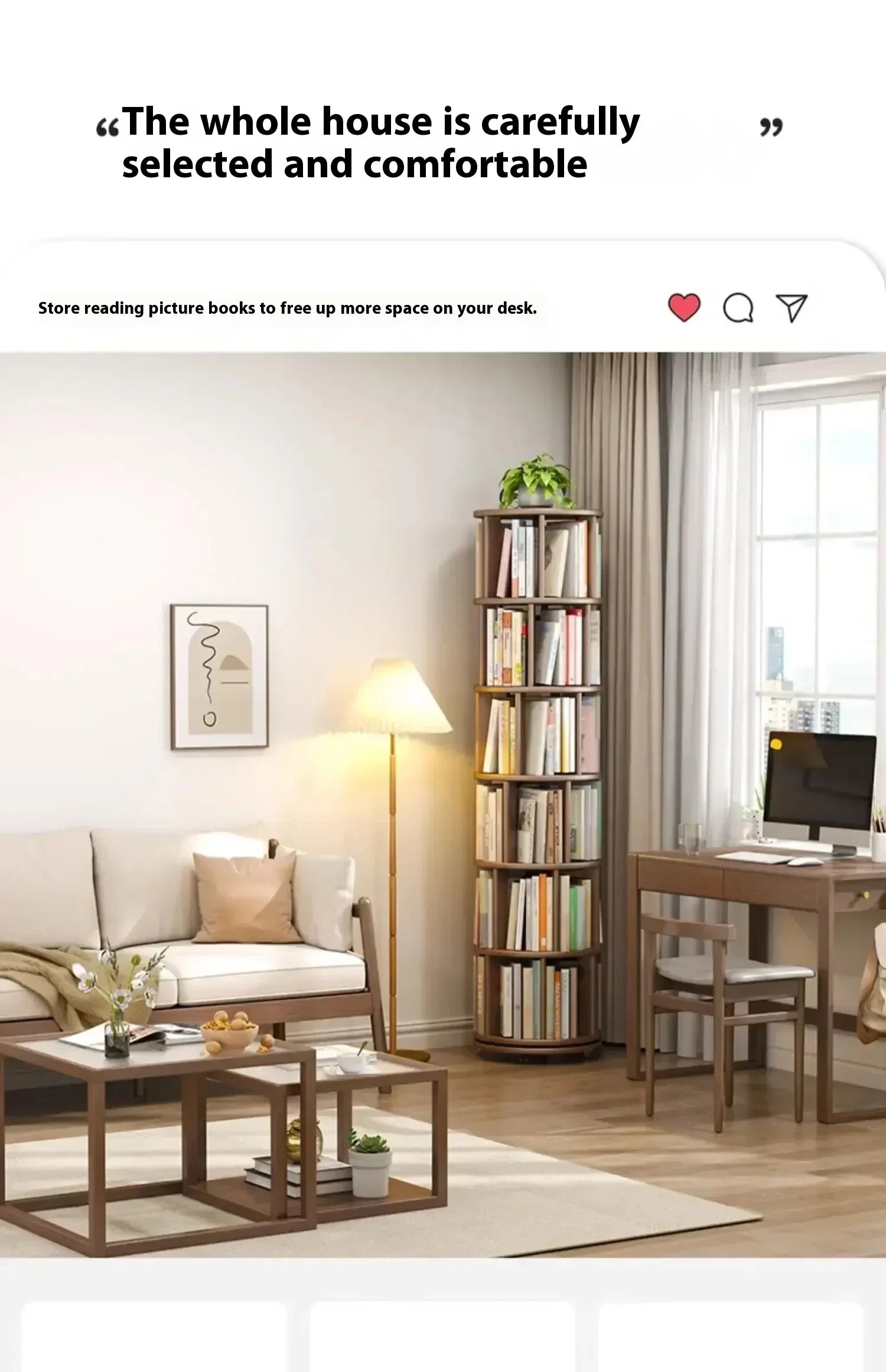 Rotating Tower Bookcase