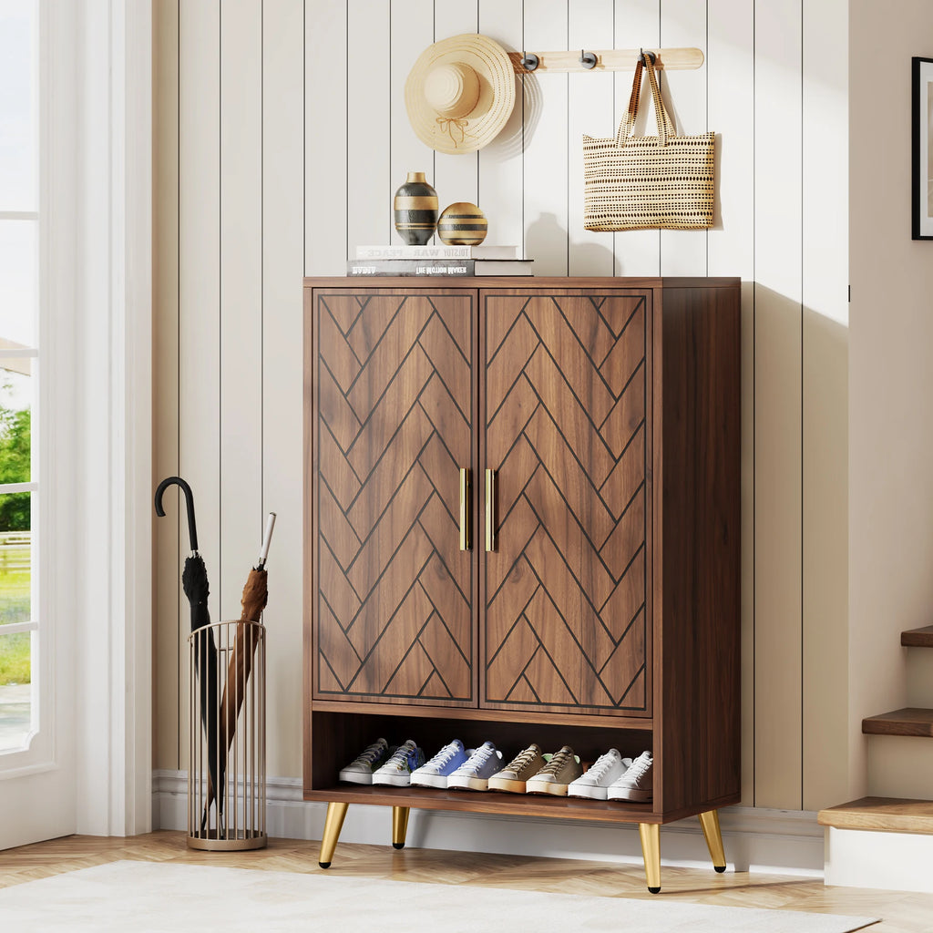 WalnutHaven 6-Tier Shoe Cabinet