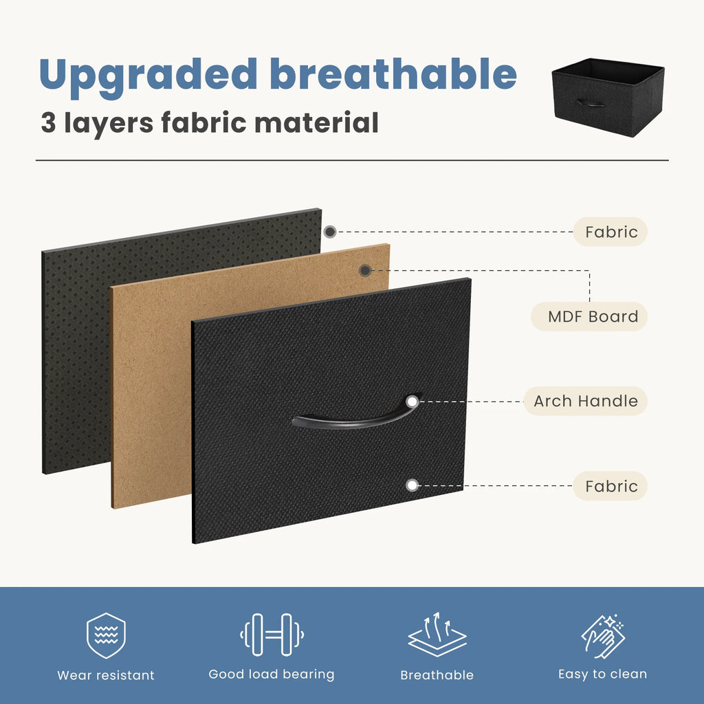 7-Drawer Fabric Dresser