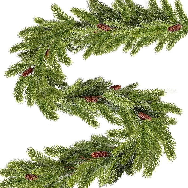 6.2-Foot Real-Touch Norfolk Pine Garland