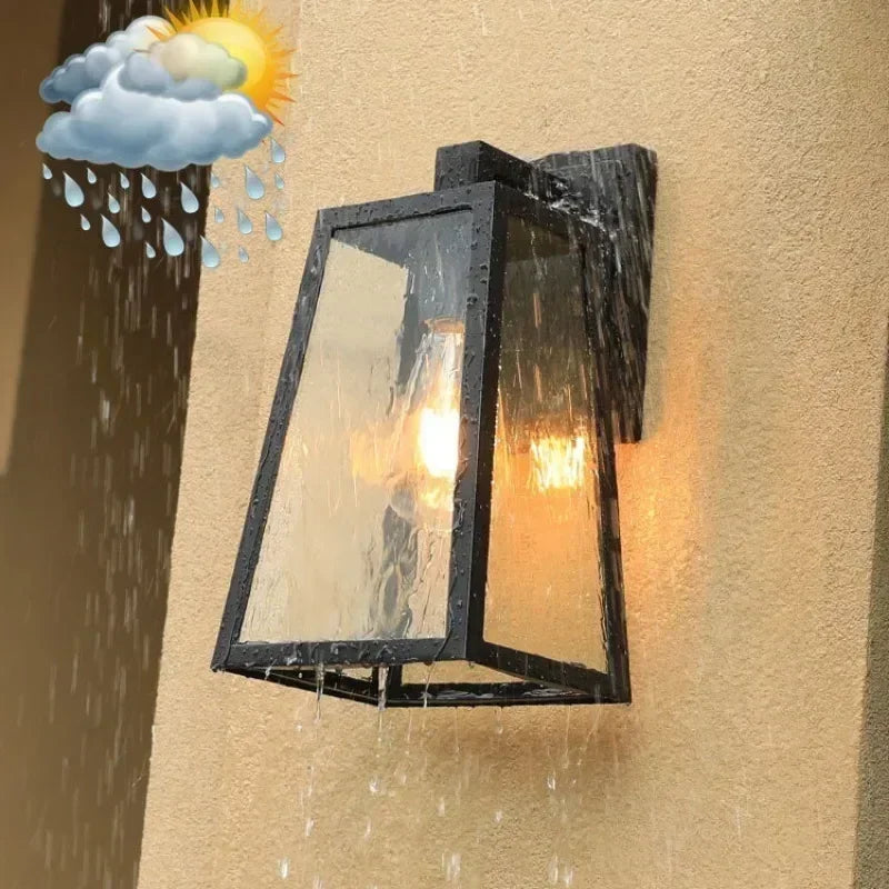 European-Style Waterproof Outdoor Wall Lamp