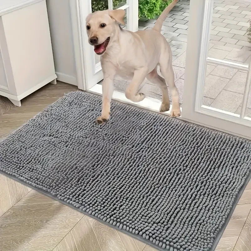 Absorbent Microfiber Muddy-Paw Door Mat