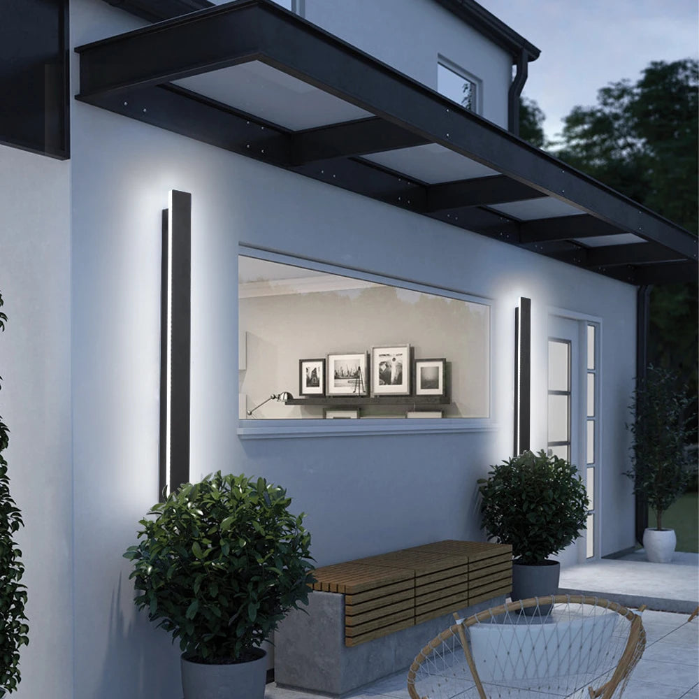 IP65 Long Waterproof Outdoor LED Wall Light