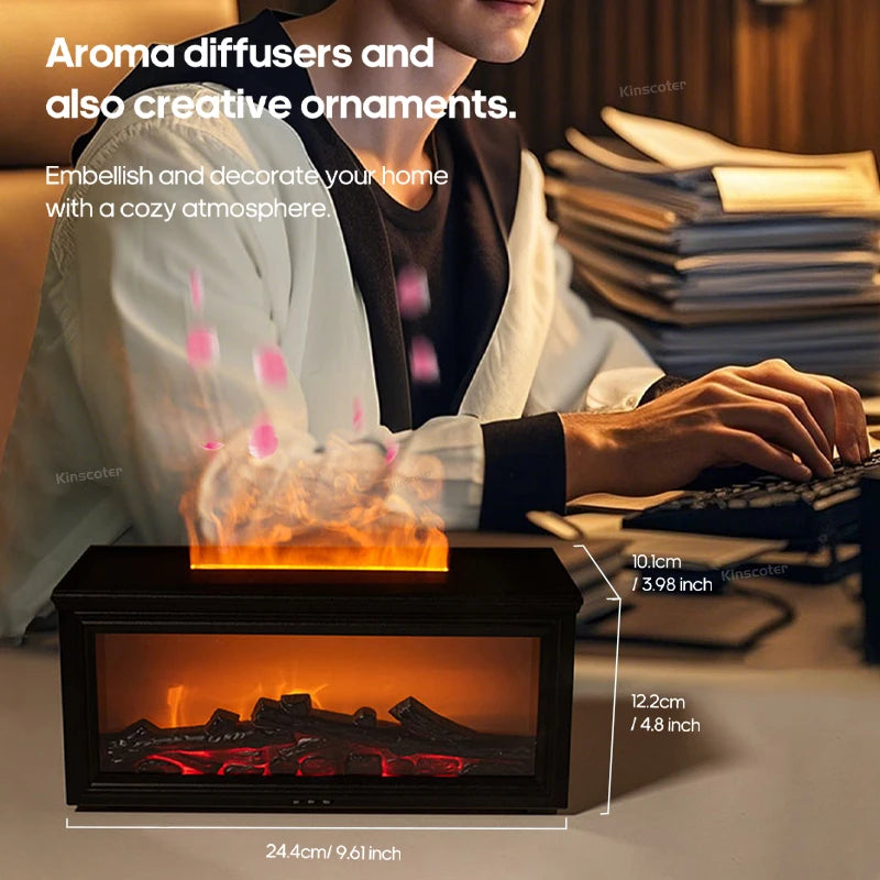 Fireplace Flame Aroma Diffuser