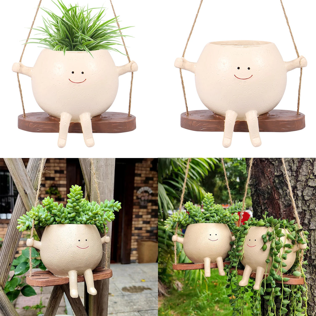 Swing Resin Planter