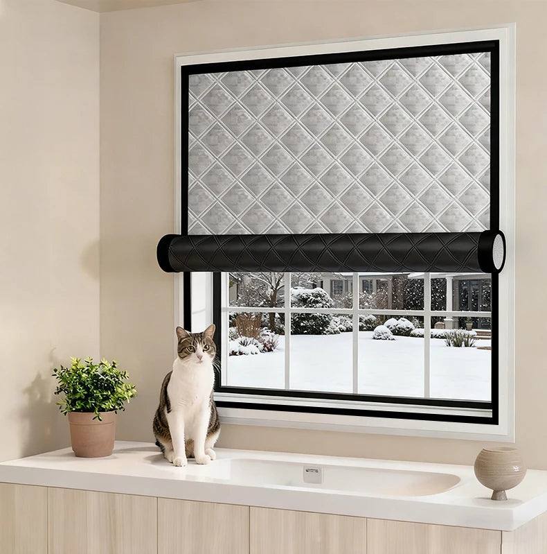 Winter Thick Blackout Curtains – Insulated Room-Darkening, Noise-Reducing & Energy-Saving Panels for Bedroom and Living Room