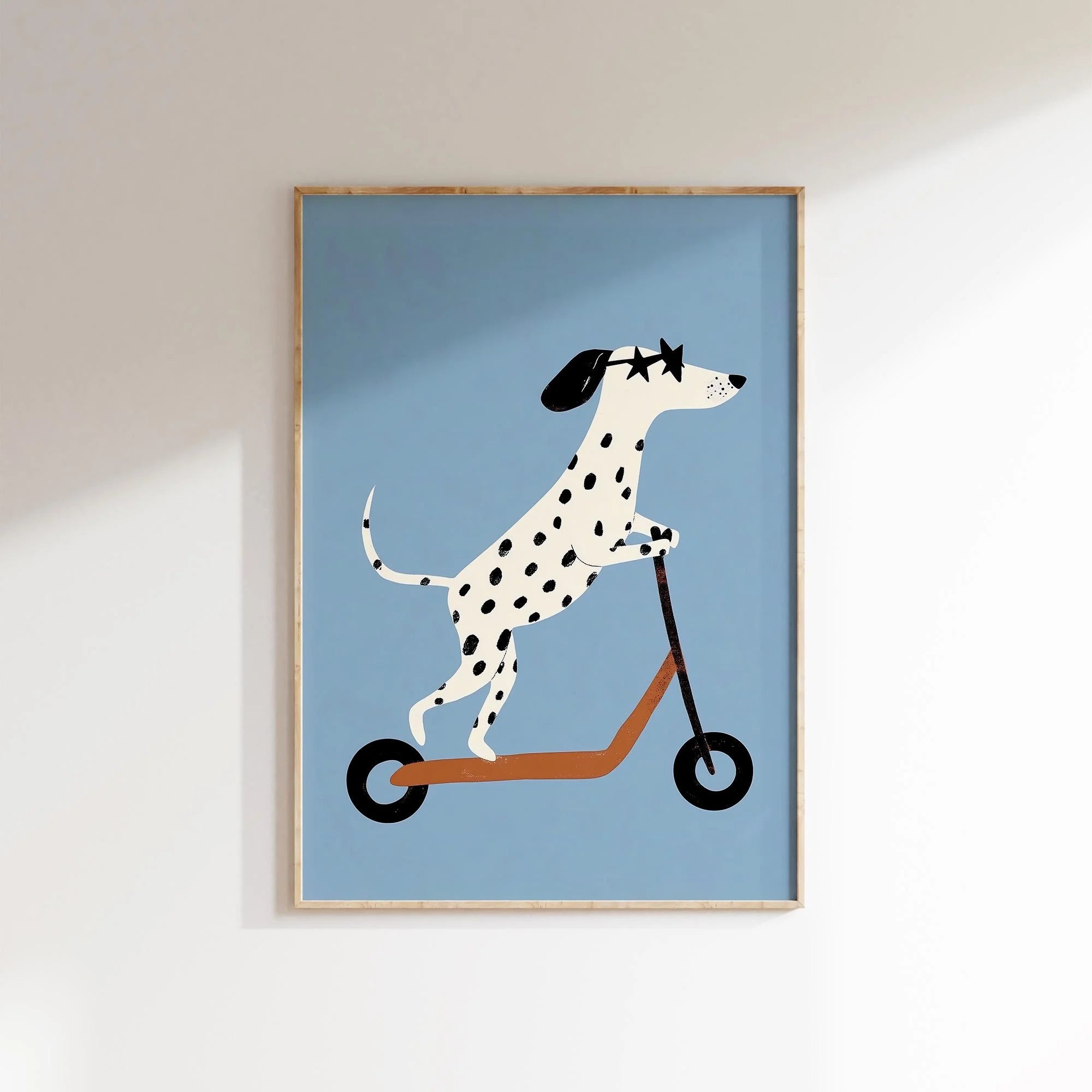 Skateboarding Dachshund Canvas Print