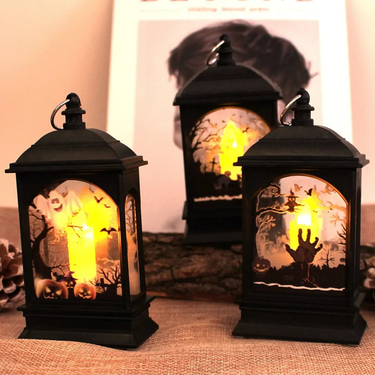 Haunted Scene LED Lantern