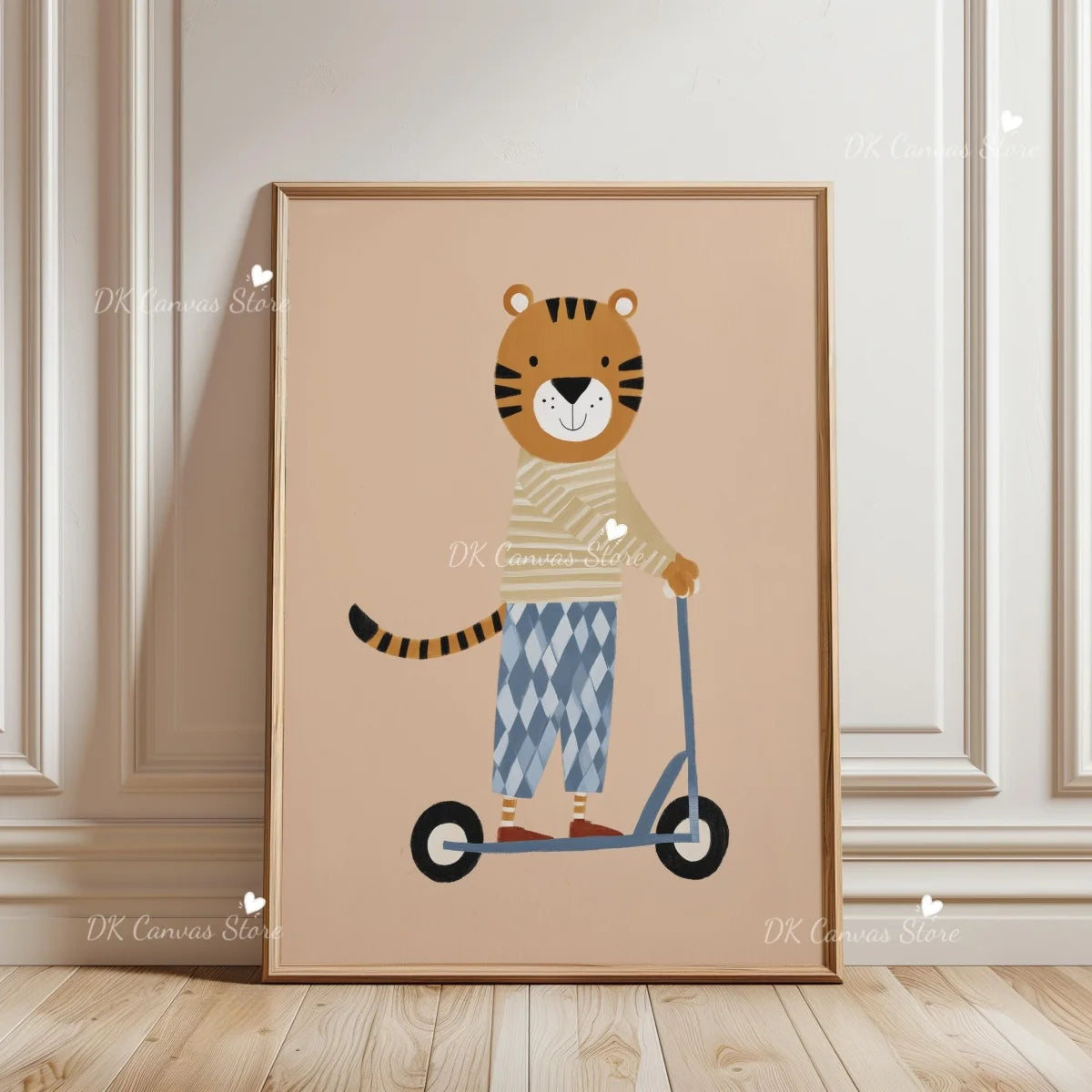 Skateboarding Dachshund Canvas Print