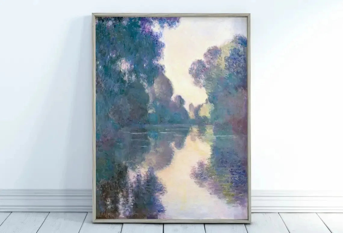 Impressionist Garden Landscape Canvas Print