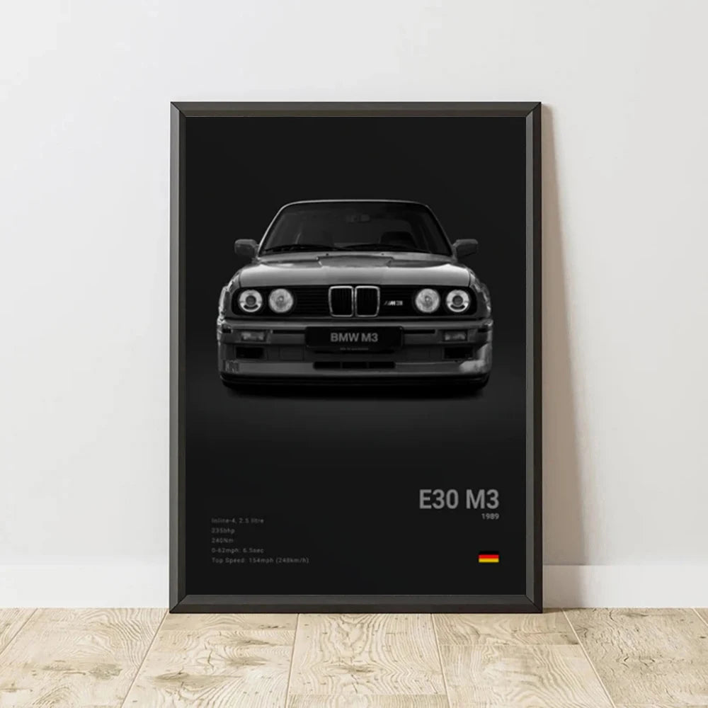 Classic Performance Car Canvas Print