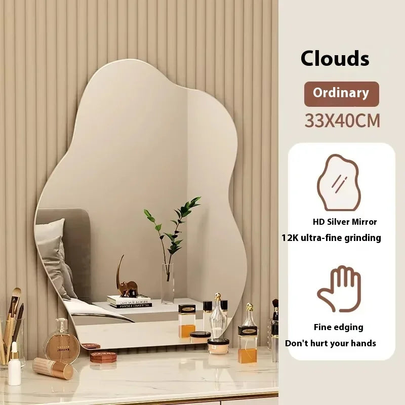 Irregular LED Accent Wall Mirror