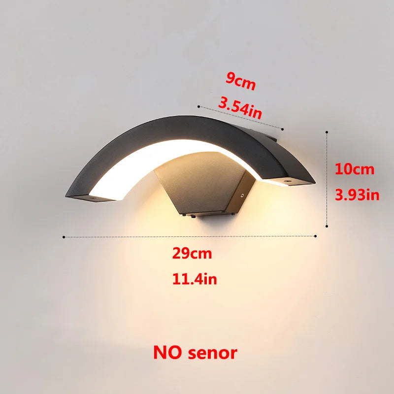 Motion-Sensor Outdoor Wall Light