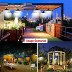 Solar Waterproof Outdoor Chandelier