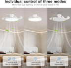 Invisible LED Ceiling Fan with Light