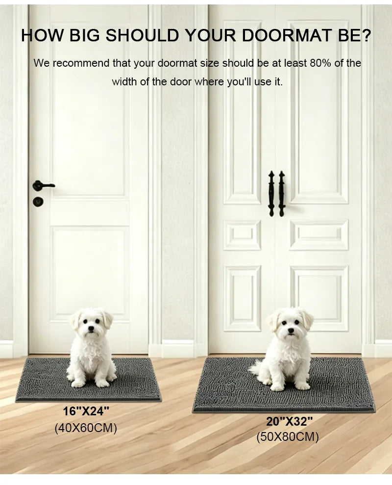 Washable Absorbent Dog Door Mat
