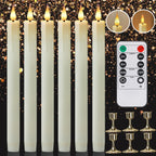 Flameless LED Taper Candles with Remote