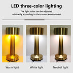 LED Table Light Metal Touch Desktop Decorative Lamp