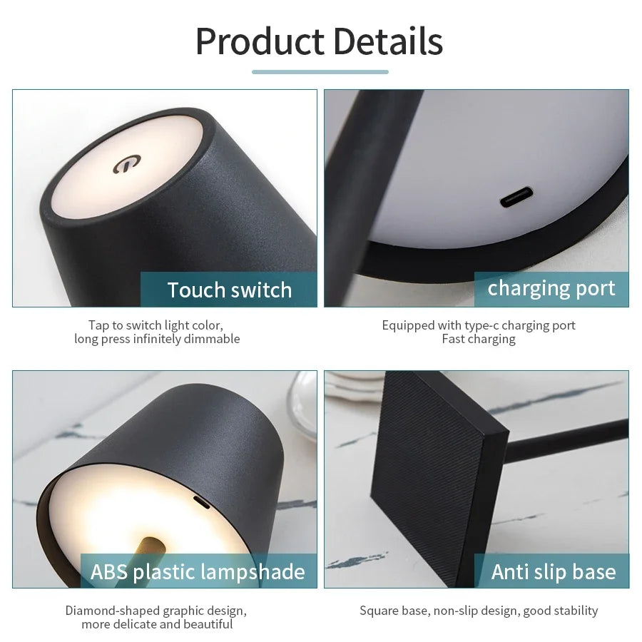 Desk Rechargeable LED Table Lamp