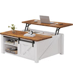 Lift-Top Square Coffee Table with Storage