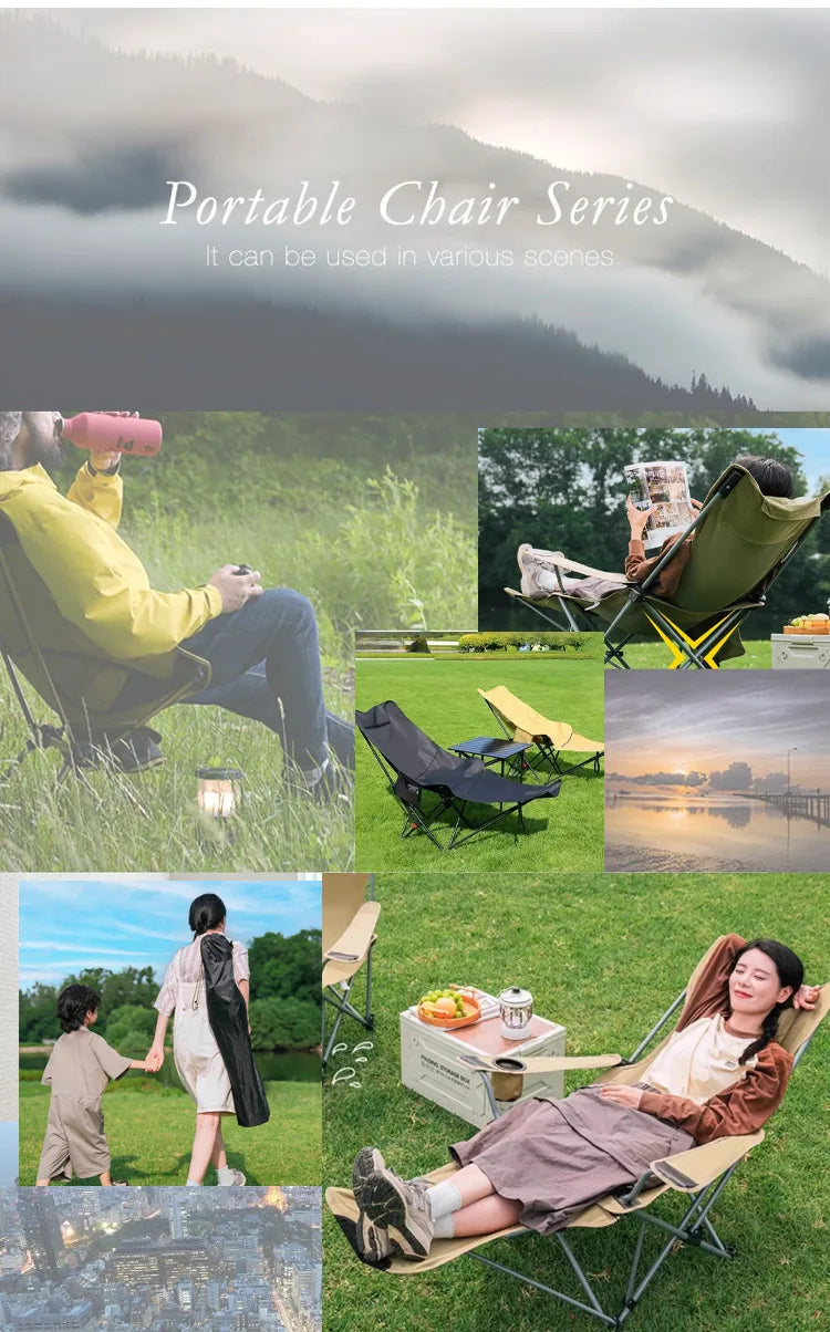 Folding Recliner Chair with Leg Rest