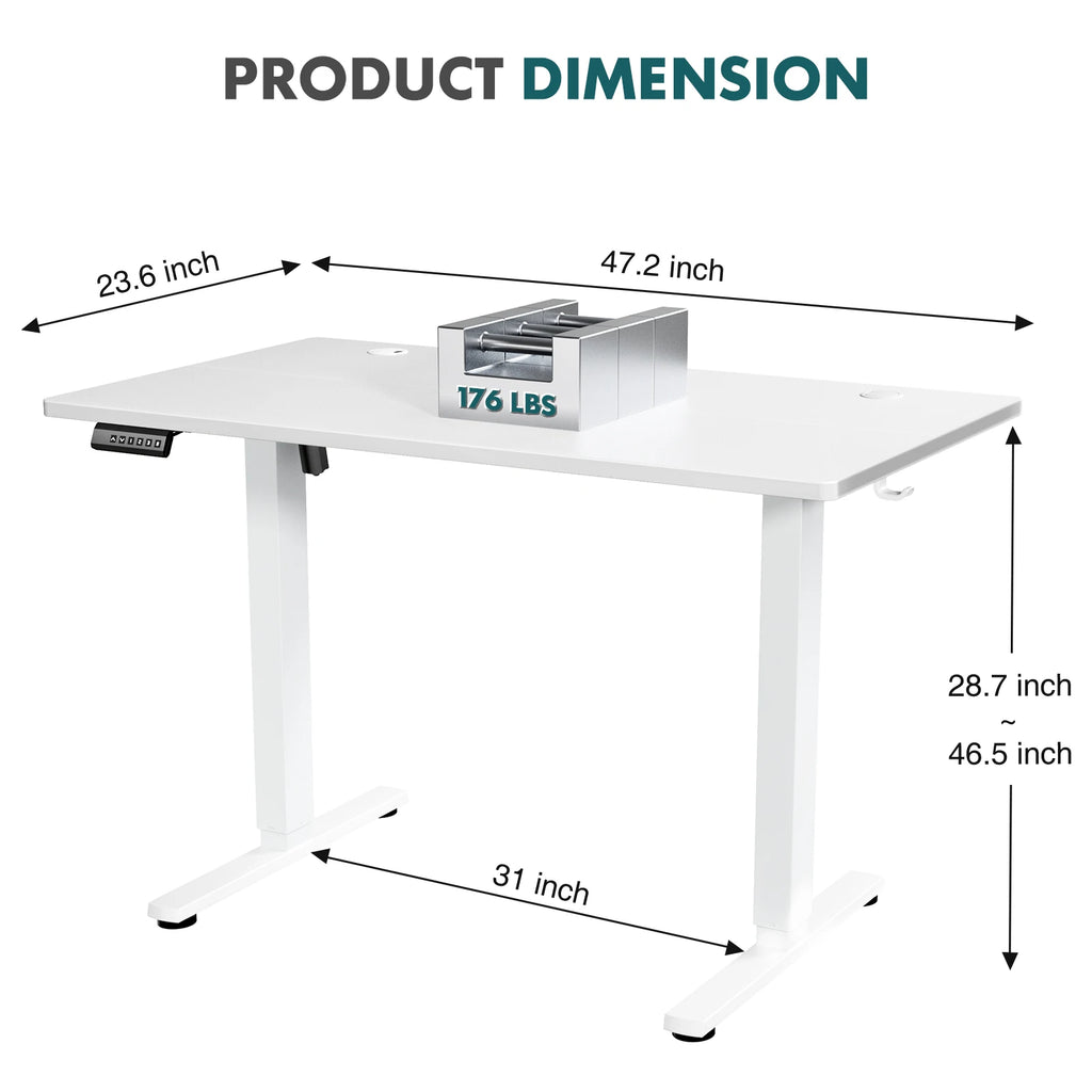 Electric Adjustable Home Office Desk