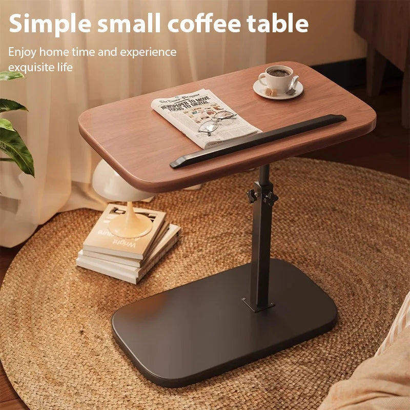 Adjustable C-Shaped Sofa Table