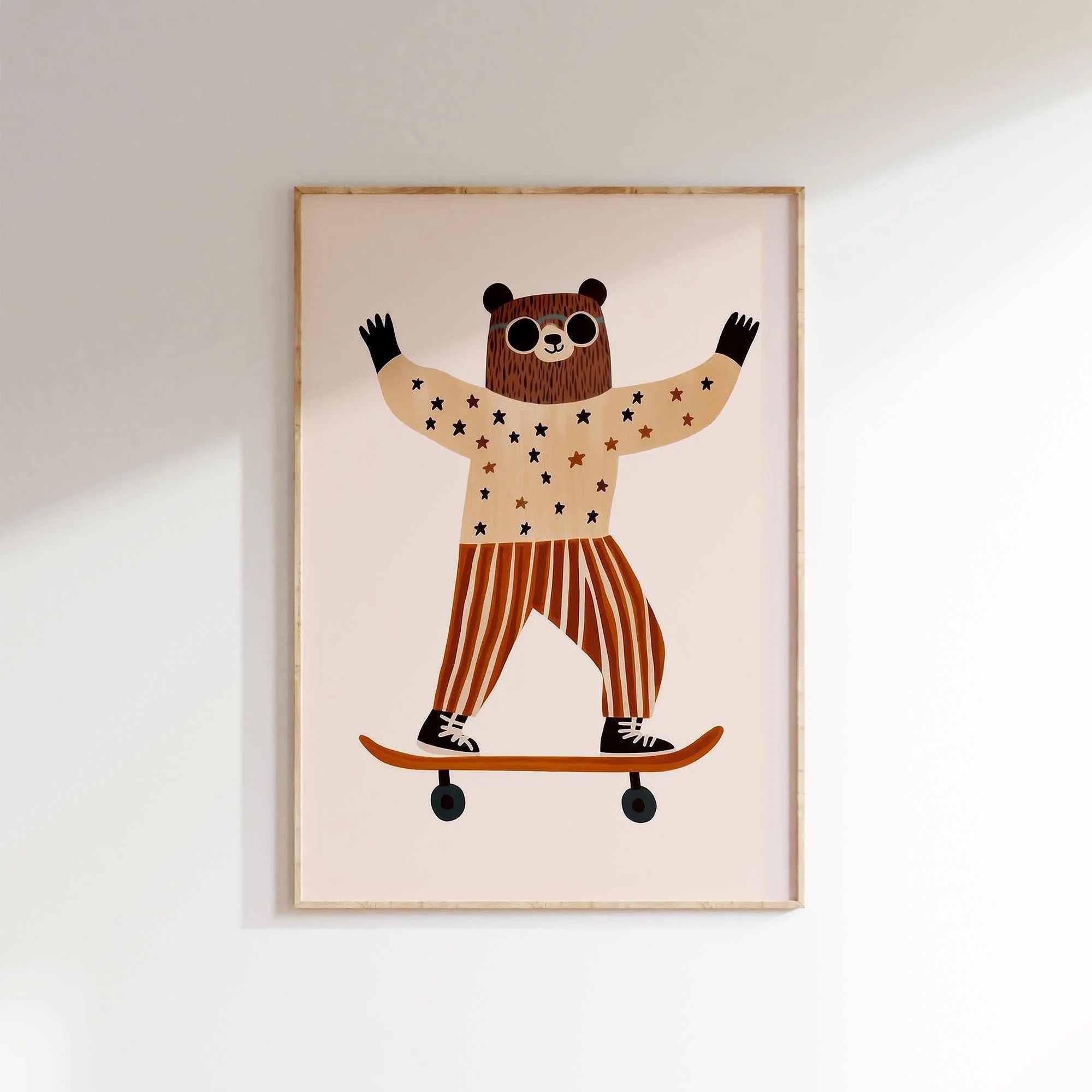 Skateboarding Dachshund Canvas Print